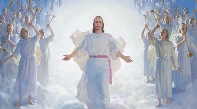 Az Emberfia pedig el fog jönni Atyjának dicsőségében, angyalai kíséretében, és megfizet mindenkinek tettei szerint