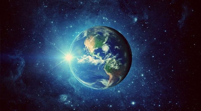 Earth is the only living part of the universe created by God for His children.