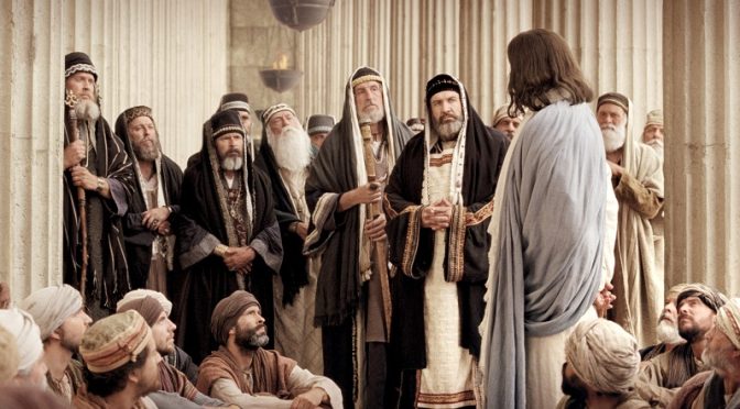 The Pharisees closed their eyes, looked the other way and declared Me to be a man